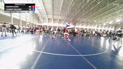 113 lbs Semifinal - Easton Olson, Sanderson Wrestling Academy vs Garrett Bracken, Team Prestige Wrestling