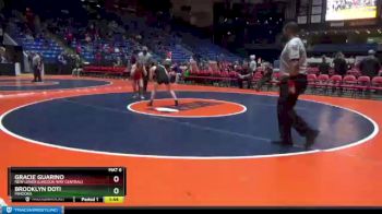 105 lbs Quarterfinal - Gracie Guarino, New Lenox (Lincoln-Way Central) vs Brooklyn Doti, Minooka