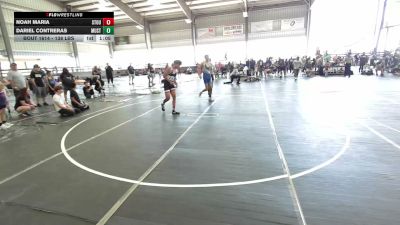 138 lbs Quarterfinal - Noah Maria, Stout Wrestling Academy vs Dariel Contreras, Mustang WC
