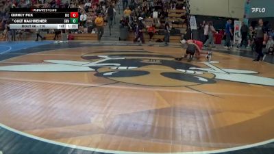 110 lbs Round 3 - Colt Nachreiner, Sarbacker Wrestling Academy vs Quincy Fox, Riceville