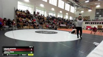 113 lbs Cons. Round 2 - Jonah Mesa, Point Loma vs Cesar Montes, Monte Vista