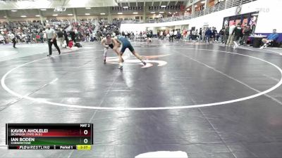 141 lbs Champ. Round 1 - Kavika Aholelei, Dickinson State (N.D.) vs Ian Boden, Cornerstone