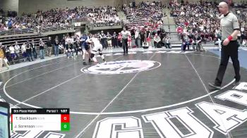 2A 165 lbs 5th Place Match - Tucker Blackburn, Duchesne vs Jake Sorenson, Gunnison Valley