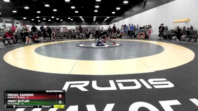 70 lbs Quarterfinals (8 Team) - Mikey Butler, PA Alliance vs Miguel Sanders, Burnett Trained