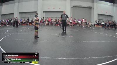 40 lbs Round 7 (8 Team) - Wyatt Thompson, Full Circle vs Kai Kingfisher, Pedraza Wrestling