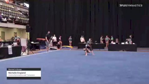 Nicholle England - Women's Group, Xtreme Gymnastics and Trampoline - 2021 Women's Xcel Region 4 Championships