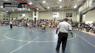 185 lbs Rr Rnd 2 - Teagan Norton, Wakefield vs Makayla Butler, Mahar