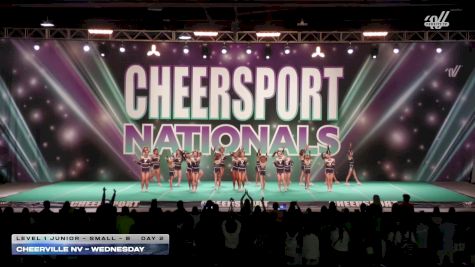 CheerVille NV - Wednesday [2026 L1 Junior - Small - B Day 2] 2026 CHEERSPORT National All Star Cheerleading Championship