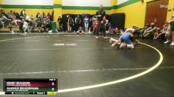 105 lbs Cons. Round 2 - Henry Beaudoin, Eastside Youth Wrestling vs Maximus Bruggemann, Legacy Elite Wrestling