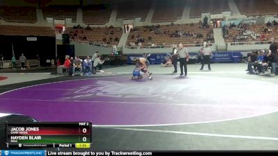 D4-144 lbs Champ. Round 1 - Jacob Jones, Camp Verde vs Hayden Blair, Pima