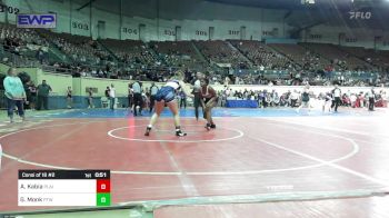 150 lbs Consi Of 16 #2 - Adama Kabia, Plainview JH vs Gracealynn Monk, Pryor Tigers Wrestling