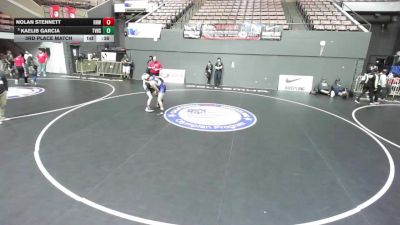 126 lbs 3rd Place Match - Kaelib Garcia, Temecula Valley High School Wrestling vs Nolan Stennett, Rough House Wrestling