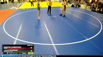 195 lbs Champ. Round 1 - Quintin Lambertsen, Byron vs Lucas Peterson, Rochester Mayo