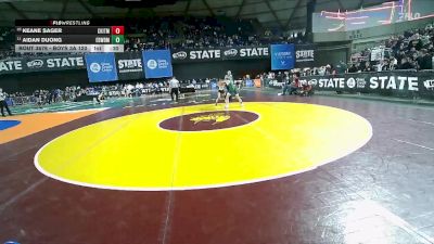 Boys 3A 120 lbs Cons. Round 4 - Aidan Duong, Edmonds-Woodway vs Keane Sager, Central Kitsap