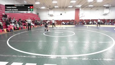 128 lbs Cons. Round 2 - Tyler Alfinda, Amador Valley vs Drew Popst, Monte Vista