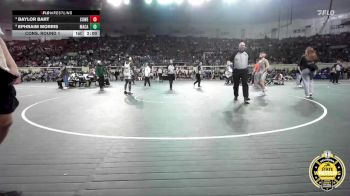 B5A-150 lbs Cons. Round 1 - Ephraim Morris, MacArthur vs Baylor Bart, Coweta
