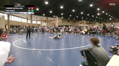 126 lbs Cons. Round 1 - Conner McWilliams, Holy Cross vs Levi White, Venice Takedown Club