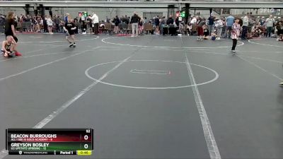 52 lbs Placement (4 Team) - Beacon Burroughs, All I See Is Gold Academy vs Greyson Bosley, U2 Upstate Uprising