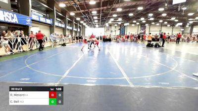 106 lbs Rr Rnd 3 - Ryder Menard, Combat Athletics vs Case Bell, Indiana Outlaws Black