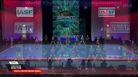 Cheer Factor - XFactor [2025 L6 Limited Senior XSmall Semis] 2025 The Cheerleading Worlds