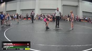 67 lbs Round 2 (10 Team) - Carter Knox, MF Savage vs Liam Oliver, Georgia United Red