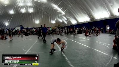 44 lbs Round 7 (10 Team) - Cohen Walker, Rising Kingz Black vs Justus Chapman, Foundry WC