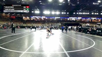 150 lbs Champ. Round 3 - Sam Wyland, Eastside vs Nolan West, Merritt Island