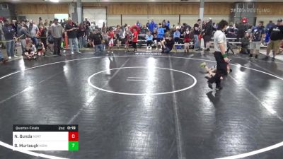 Quarterfinal - Nathan Bunda, Northampton vs Brayton Murtaugh, Herkimer