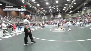 3A 150 lbs Champ. Round 1 - Ryker Boren, Richfield vs Spartan Stradinger, Union