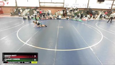 67 lbs Quarterfinal - Charlie Cannon, JWC vs Amaiya Hiatt, Westlake