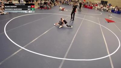 Elementary - 68 lbs Blake Seifert, New Prague vs Maverick Masching, Westfield