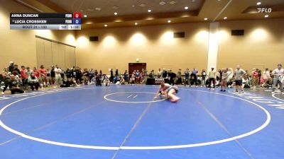 130 lbs Champ. Round 1 - Anna Duncan, Pennsylvania vs Lucia Crossken, Pennsylvania