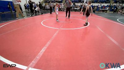 46 lbs Quarterfinal - Waylon Pearson, Barnsdall Youth Wrestling vs Jace Bechtel, Collinsville Cardinal Youth Wrestling