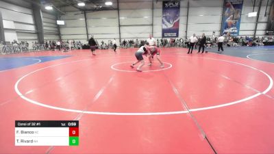 138 lbs Consi Of 32 #1 - Frank Bianco, NC vs Trevor Rivard, NH