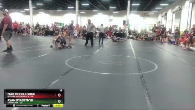 100 lbs Round 1 (4 Team) - Max McCullough, Quaker Nation Black vs Ryan Ryasetnyk, Savage WA