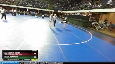 100 lbs Quarterfinal - Samantha Seaba, Team Valley Wrestling Club vs Ellie Johnson, SWIFT Wrestling Club