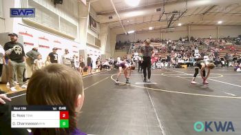 52 lbs Rr Rnd 5 - Dakota Fourkiller, Tahlequah Wrestling Club vs Sofie Mcnatt, HURRICANE WRESTLING ACADEMY