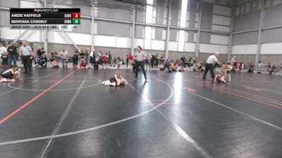44.6-44.8 lbs Champ. Round 2 - Montana Coberly, Salem Elite Mat Club vs Amzie Hatfield, Sandpoint Legacy Wrestling Club