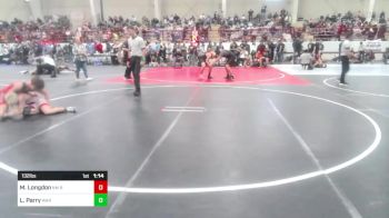 132 lbs Quarterfinal - Matthew Longdon, NM Bad Boyz vs Landon Parry, WAR Wrestling Club