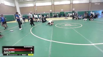 126 lbs Quarterfinal - Elias Flores, Northview vs DAVID GOVEA, Santa Fe