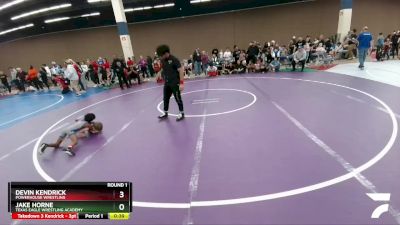 49-51 lbs Semifinal - Devin Kendrick, Powerhouse Wrestling vs Jake Horne, Texas Eagle Wrestling Academy