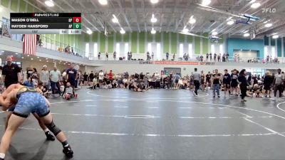 157 lbs Round 3 (4 Team) - Mason O`Dell, Gladiator Punishers vs Hayden Hansford, Applied Pressure