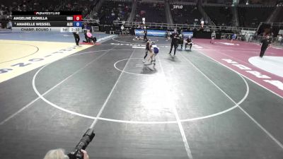 94 lbs Champ. Round 1 - Anabelle Wessel, Alexander-Pembroke-Byron Bergen-HFL vs Angeline Bonilla, Uniondale