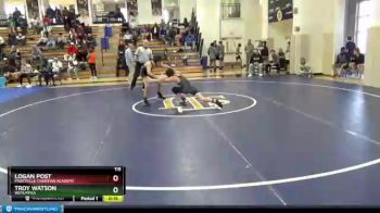 115 lbs Cons. Semi - Troy Watson, Wetumpka vs Logan Post, Prattville Christian Academy