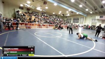 132 lbs Champ. Round 2 - THOAMS ALVAREZ, Mayfair vs Brody Denham, Royal