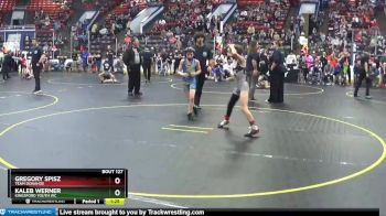 70 lbs Champ. Round 2 - Gregory Spisz, Team Donahoe vs Kaleb Werner, Kingsford Youth WC