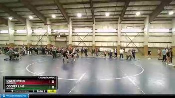 135 lbs Champ. Round 2 - Owen Rivers, Box Elder vs Cooper Limb, Hillcrest