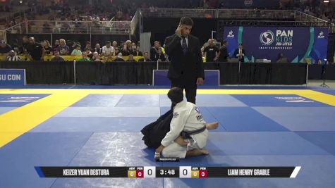 Liam Henry Grable vs Keizer Yuan Destura 2025 Pan Kids Jiu-Jitsu IBJJF Championship
