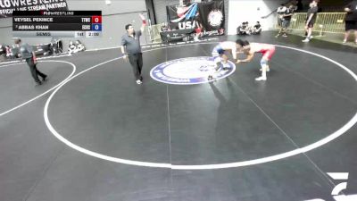 74 kg Semis - Veysel Pekince, Team Thunder Wrestling Club vs Abbas Khan, El Camino Real Charter High School Wrestling