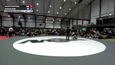 106 lbs Champ. Rd Of 16 - Lincoln Whitcome, Immortal Athletic WC /Waverly-Shell Rock HS vs HUDSON JAIME, Big Cat Wrestling